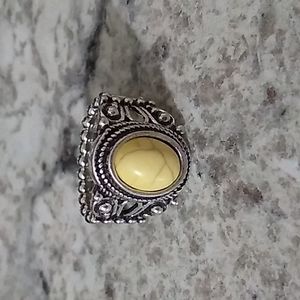 Silver-tone ring